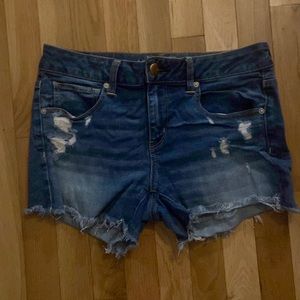 Super stretch AE denim shorts